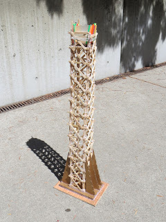 popsicle stick tower